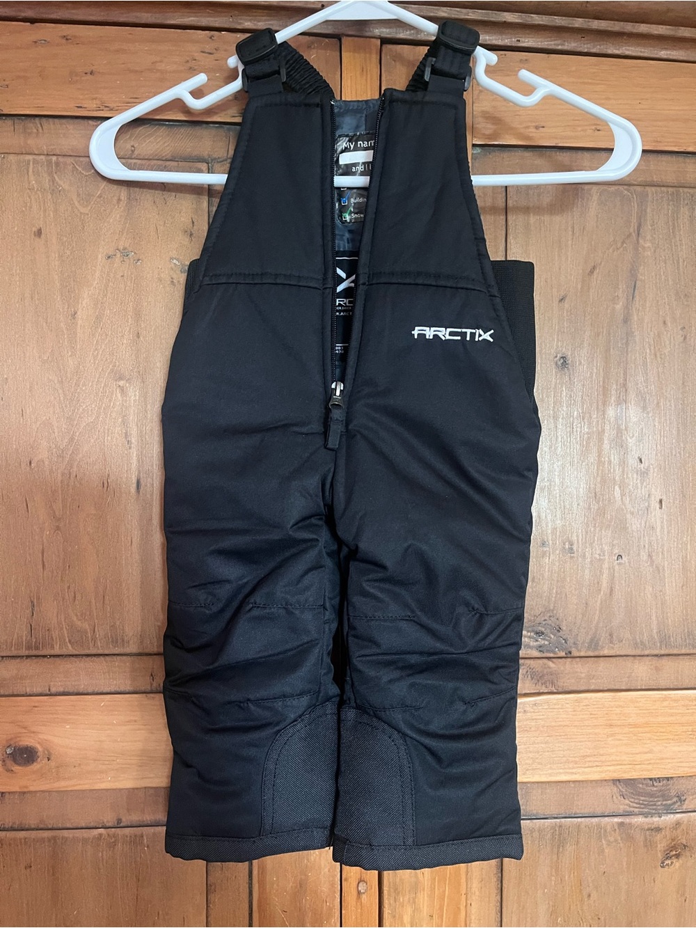 ARTICX 12M Infant/Toddler Snow Bibs/ Suit in Black